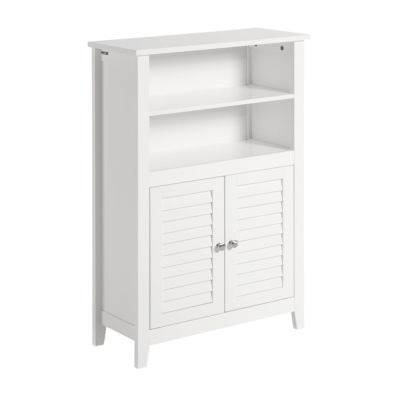 SoBuy BZR13-W Meuble Bas de Salle de Bain Armoire Toilette Buffet Commode de Rangement