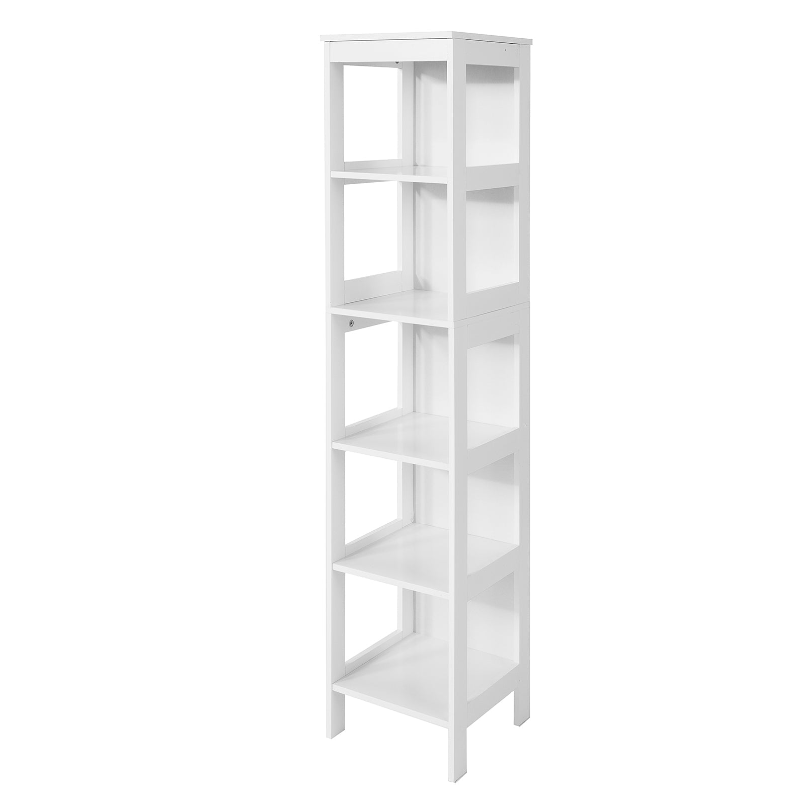 SoBuy BZR14-W Meuble Colonne de Salle de Bain Armoire Haute étagère