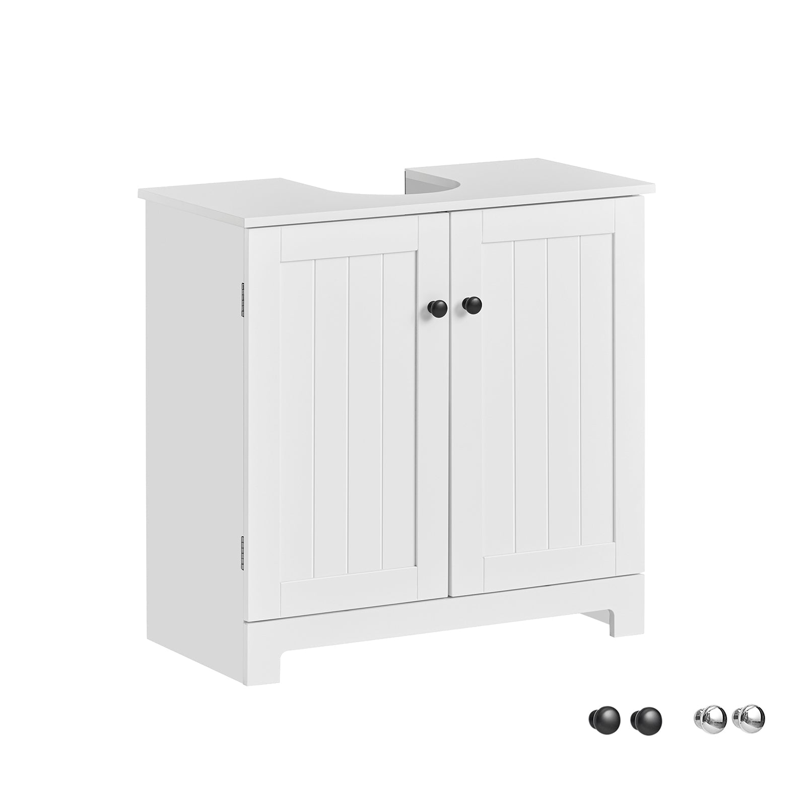 , SoBuy BZR18-II-W Sous-Lavabo avec 2 propriétés et 2 Portes | Prevente