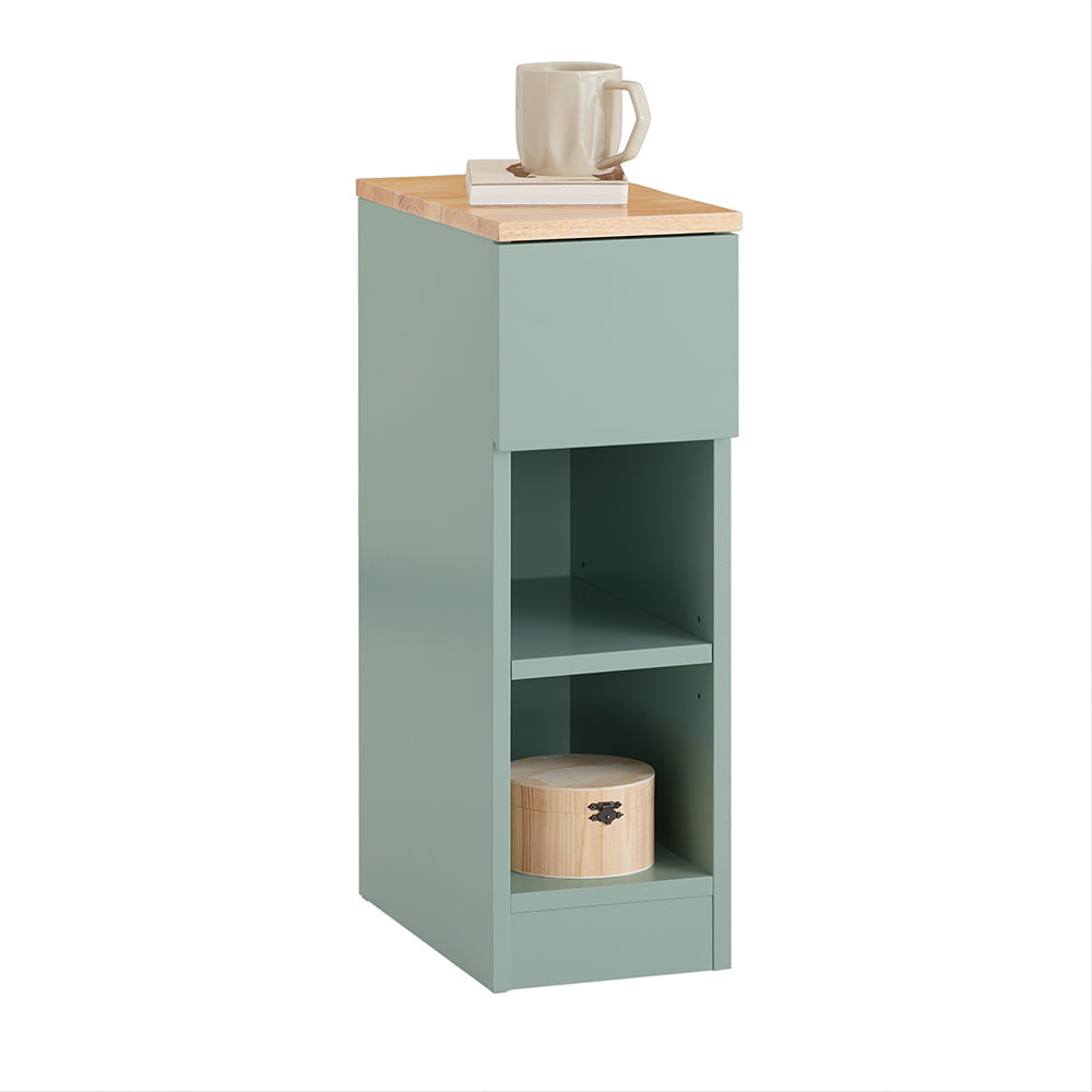 SoBuy FBT111-GR Table de Chevet Table de Nuit Boutique Canapé Table d'Appoint Table Basse avec Tiroir 
