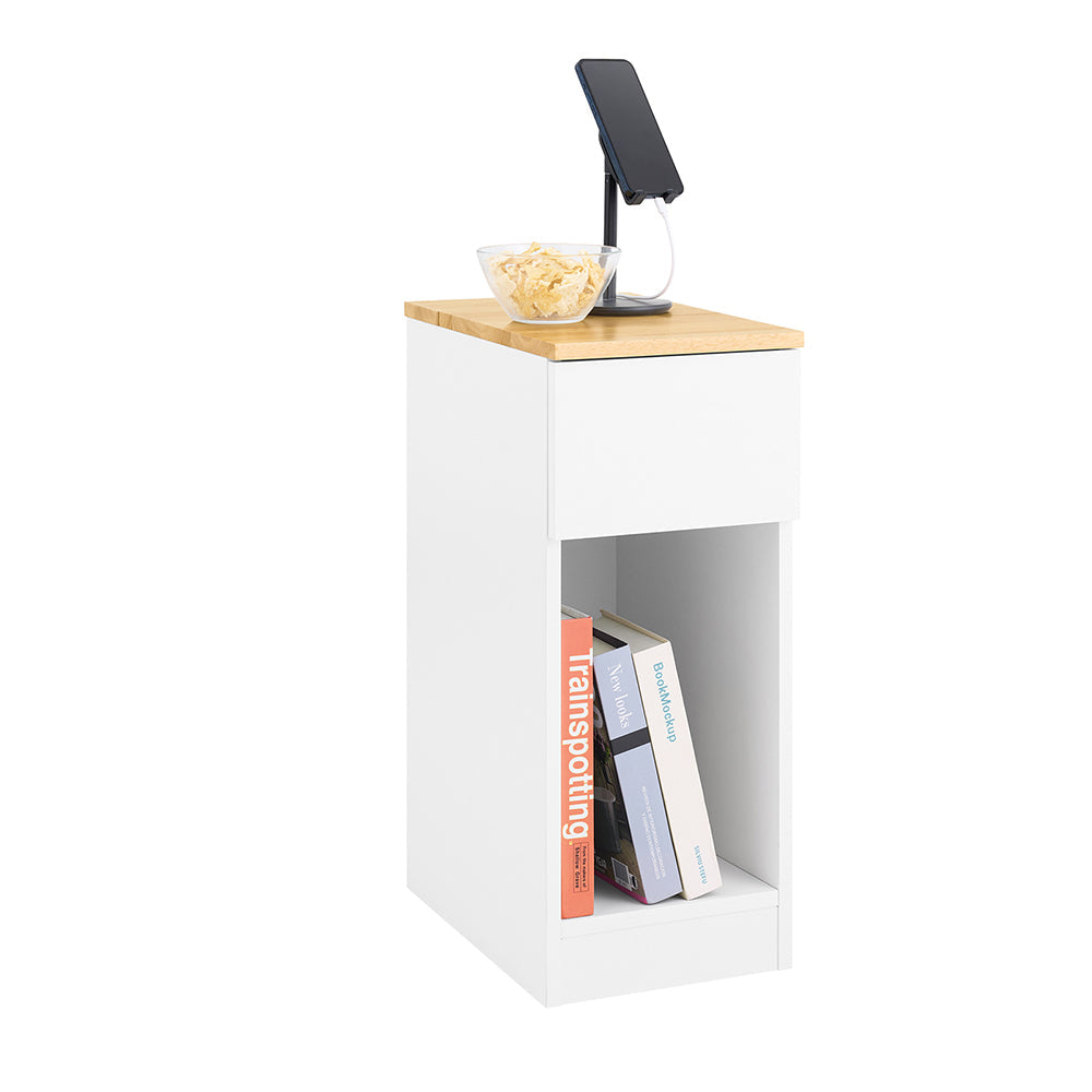 SoBuy FBT111-II-WN Table de Chevet Table de Nuit Boutique Canapé Table d'Appoint Table Basse | Prévente