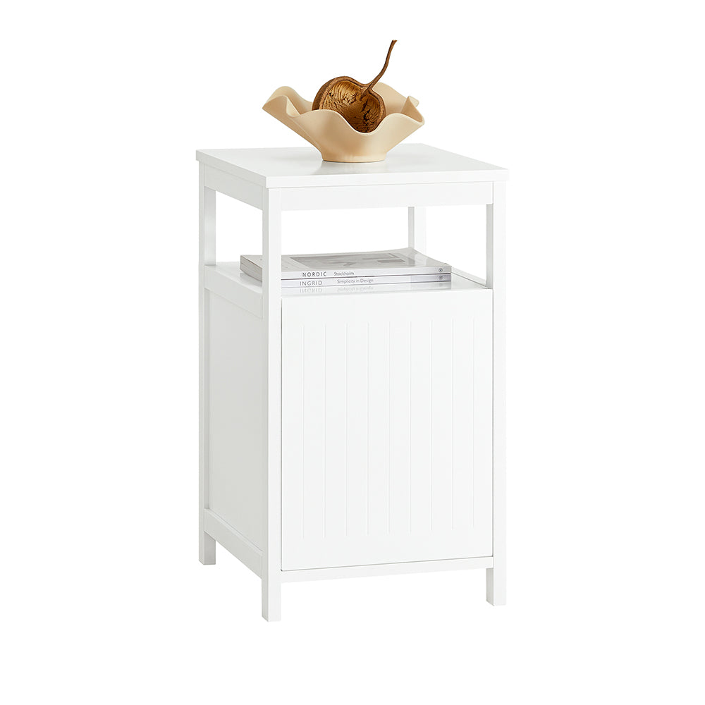 SoBuy FBT117-W Table d'Appoint, Bout de Canapé, Table Basse, Table de Chevet, Table de Nuit