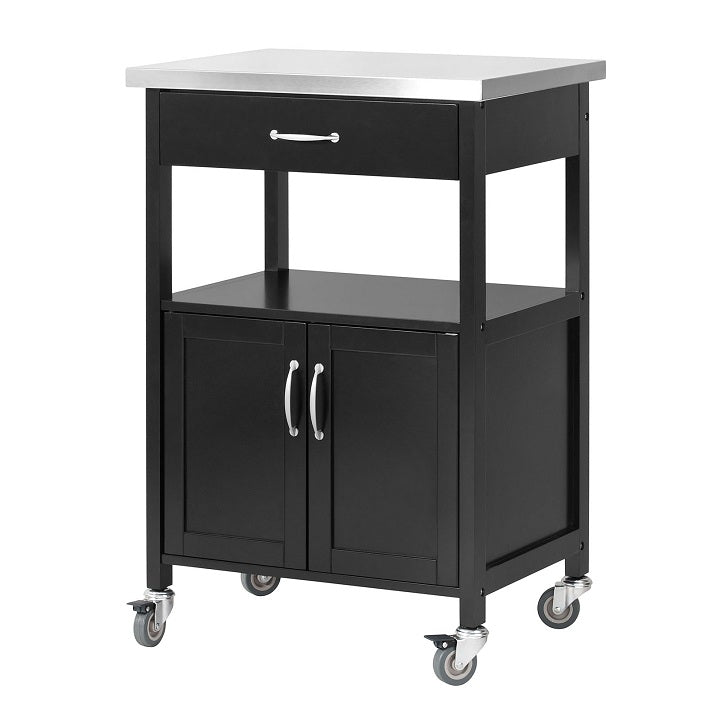 SoBuy FKW22-SCH Dessert de Cuisine Roulante Meuble de Rangement à roulettes