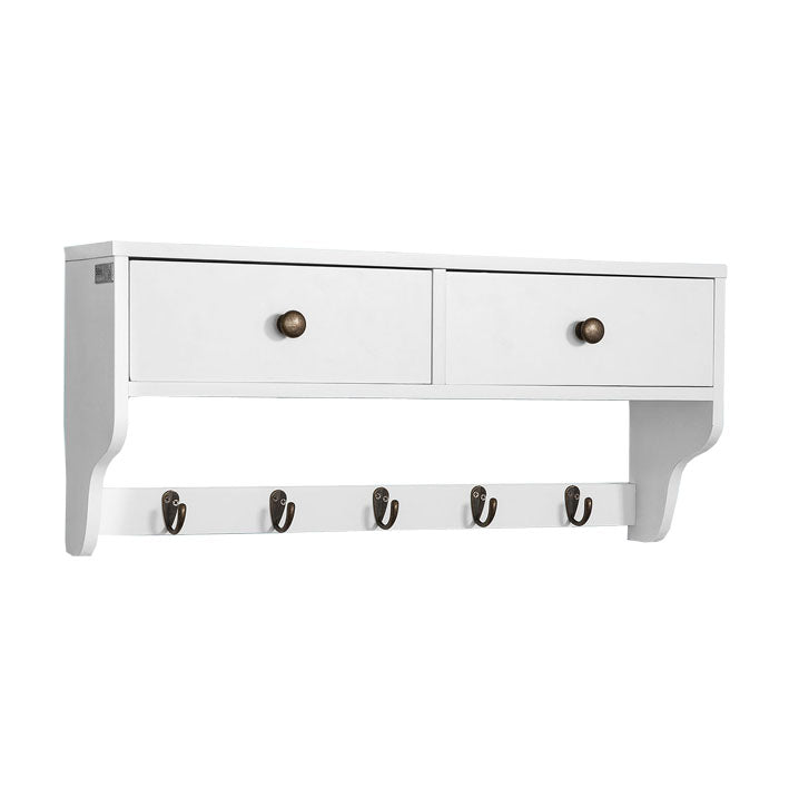SoBuy FRG178-W Portemanteau Etagère murale