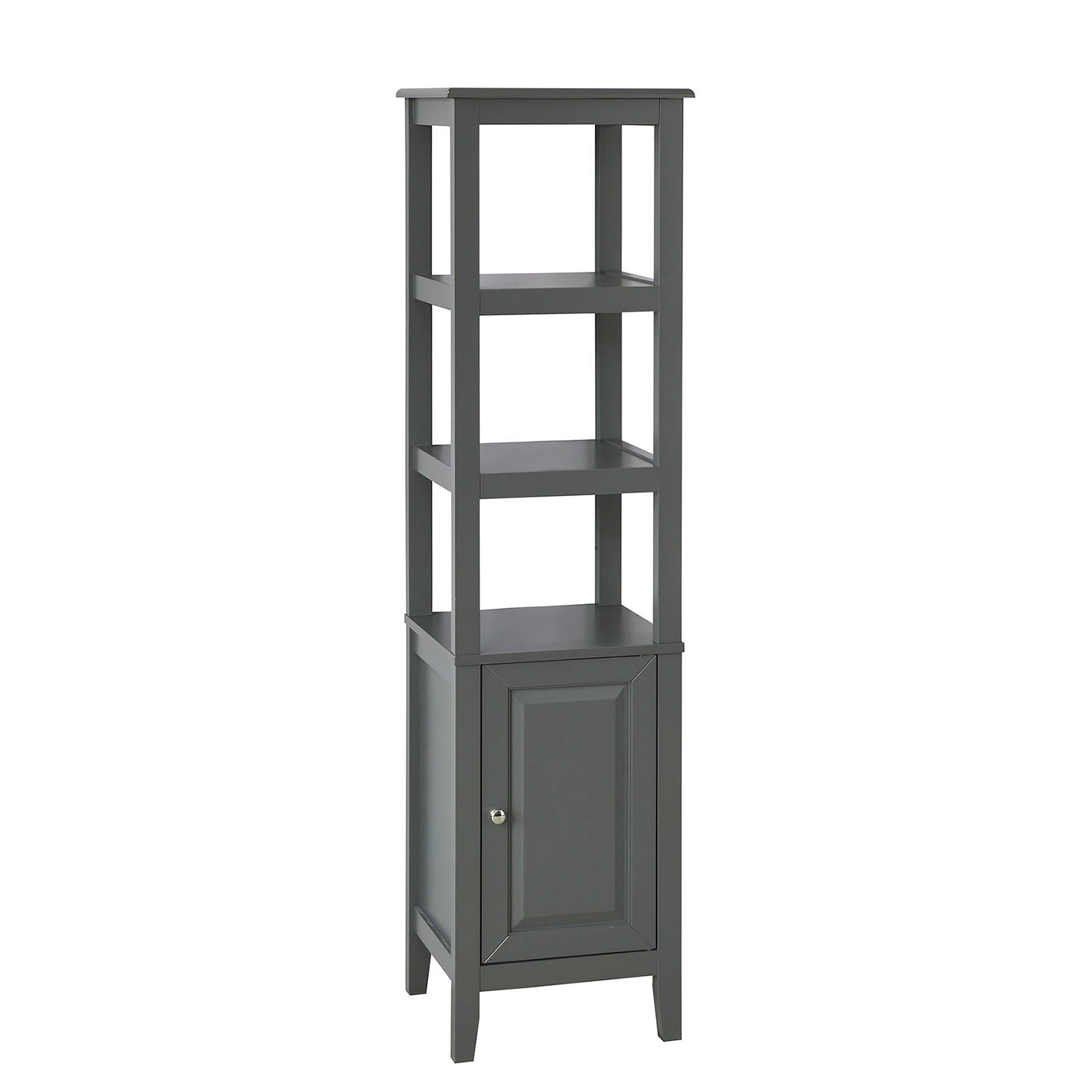 SoBuy FRG205-DG Meuble Colonne de Salle de Bain Armoire Toilette Haute