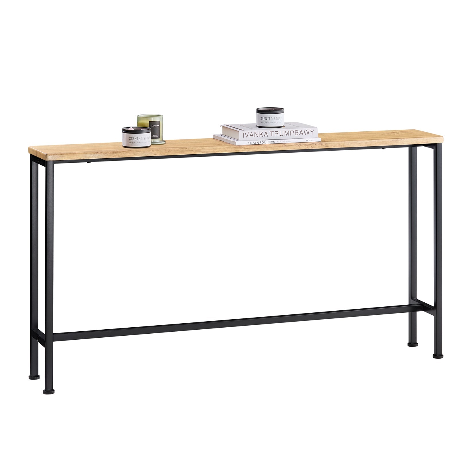 SoBuy FSB19-E Table console, Table d'appoint, Bout de canapé, Table d'entrée pour Salon, Chambre, Cadre et 4 Pieds en Fer