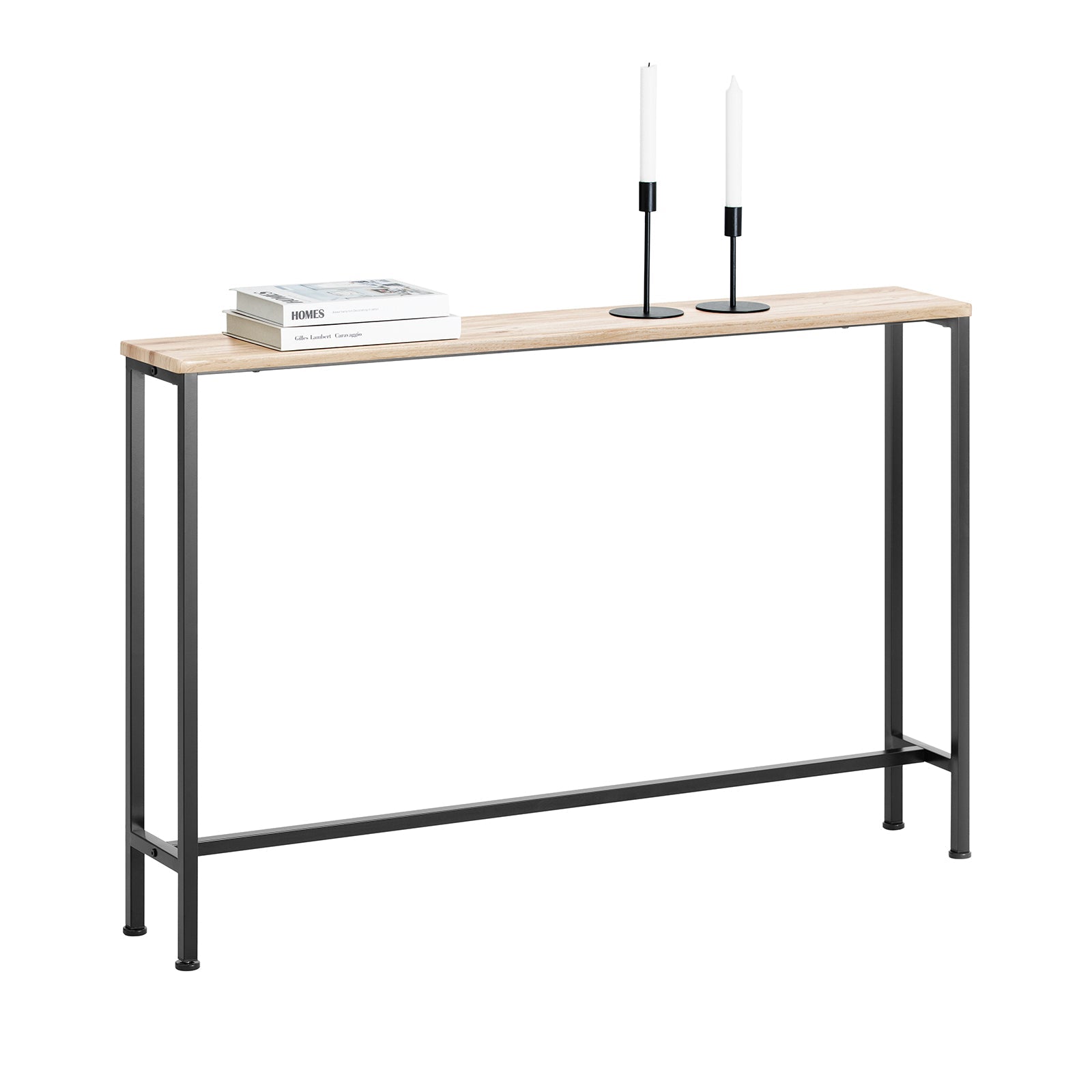 SoBuy FSB19-XL-Z Table Console Table d'appoint Boutique Canapé Table d'entrée Cadre et 4 Pieds en Fer