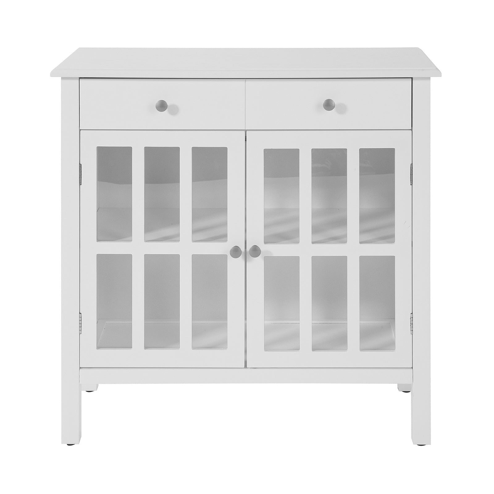 SoBuy FSB23-W Buffet Commode Meuble de Rangement Armoire de Rangement pour Salon, Chambre, Couloir, Cuisine 
