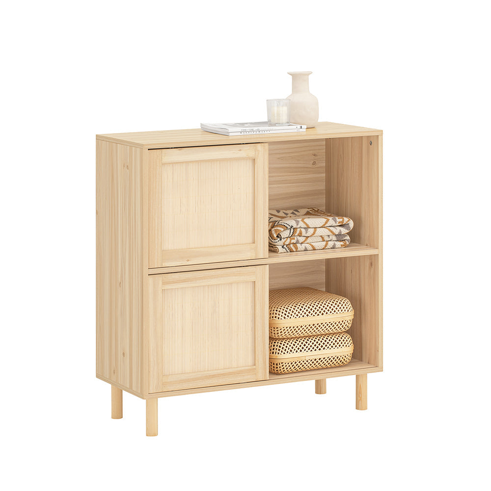 SoBuy FSB87-N Buffet avec 2 Portes Coulissantes Commode