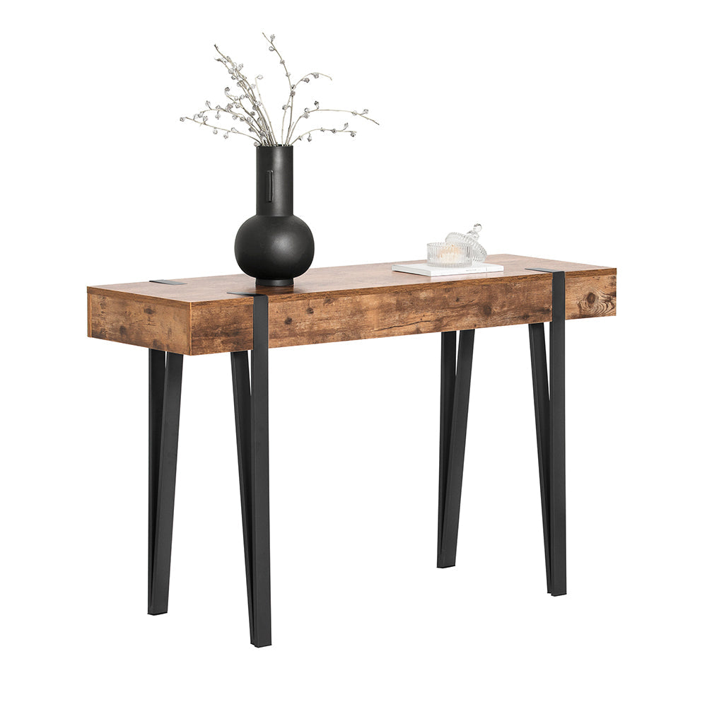 SoBuy FSB88-F Table Console, Bout de Canapé, Table d'Entrée, Meuble d'Entrée, Table d'Appoint, Buffet Table Décorative, Cadre en Métal