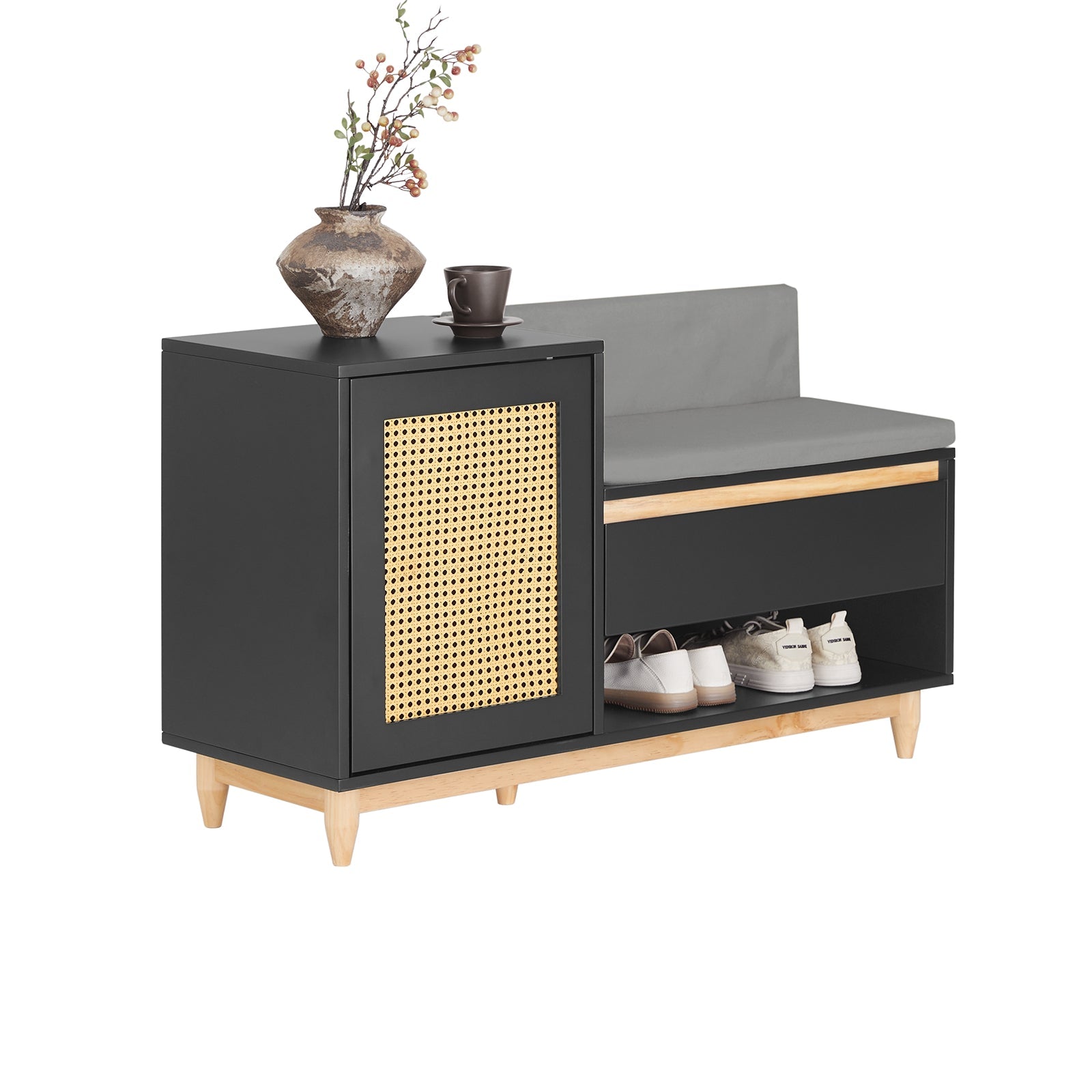 SoBuy FSR128-SCH Banc de Rangement à Chaussure