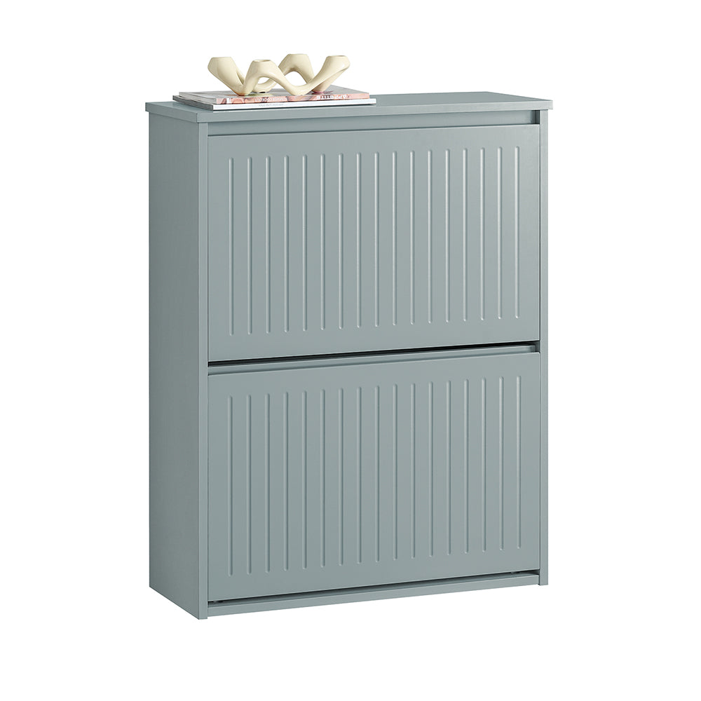 SoBuy FSR165-K-HG Armoire à chaussures 2 abattants