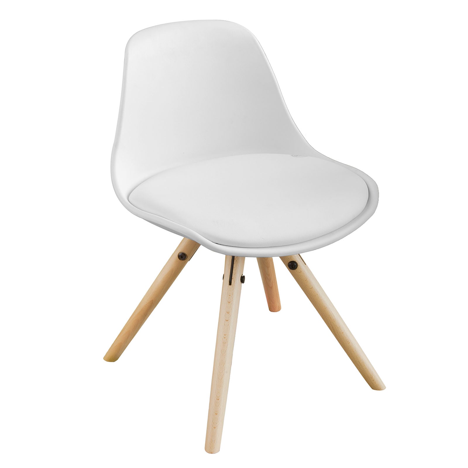 SoBuy FST46-W Fauteuil Enfant Chaise Confortable en Bouleau pour enfant avec assise rembourrée