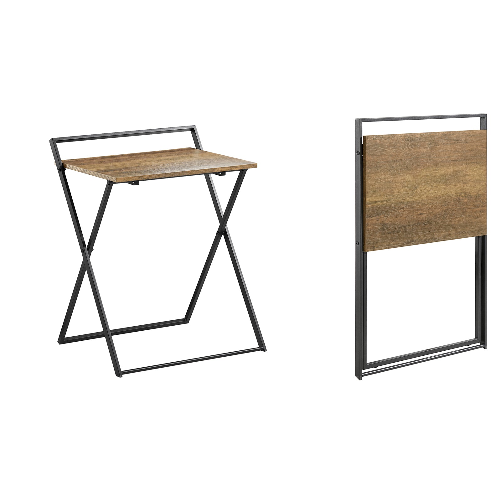 SoBuy FWT88-F Bureau Pliant pour Petits Espaces, Bureau d'Ordinateur Table d'Etude Bureau Portable